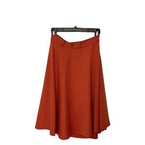 Vero Moda A-line Skirt in Brick Orange